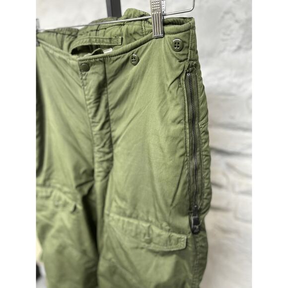 Vtg 70s US Air Force Cargo Pants Extreme Cold Weather Trouser Type F-1B USAF - Picture 3 of 12